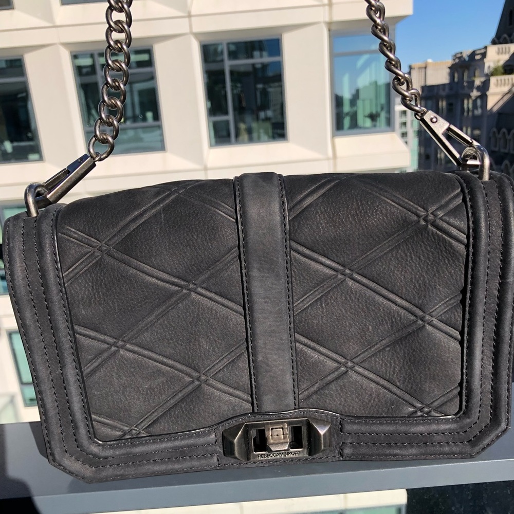 Rebecca Minkoff Suede Black Satchel